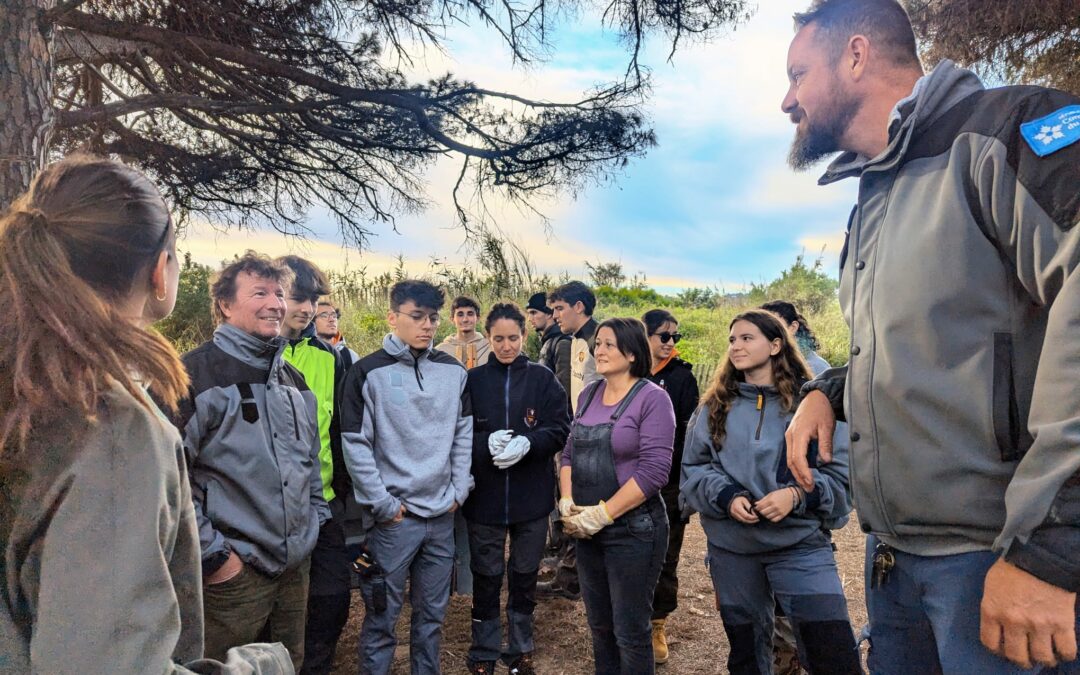 Les apprentis de BTS GPN s’engagent pour la nature